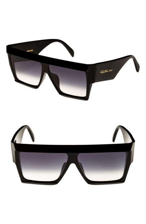 new audrey celine sunglasses|celine 60mm flat top sunglasses.